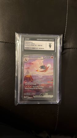 Charizard ex CGC 9 Pokémon 151 199/165