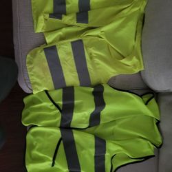 2 Safety Vest One Size Fit $13 Each