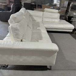 White Sectional 