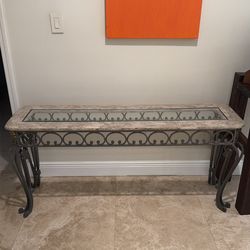 Dining table and matching side table