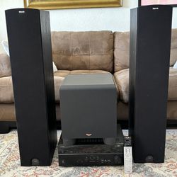 Klipsch Home Stereo System with Yamaha Receiver & Sub