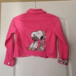 Peanuts Jacket Size 8 Grils 