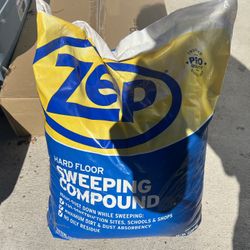 Zep Hard Floor Sweeping Compound 50 lb Bag – New, Unopened