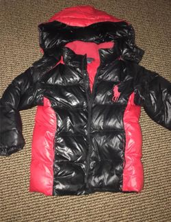 Authentic polo boys jacket size 5t