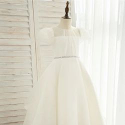 Lovely NWT Wedding Communion Flower Girl Gown Dress 7,8