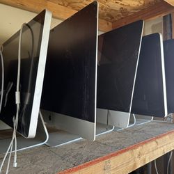 Apple iMacs and Monitors