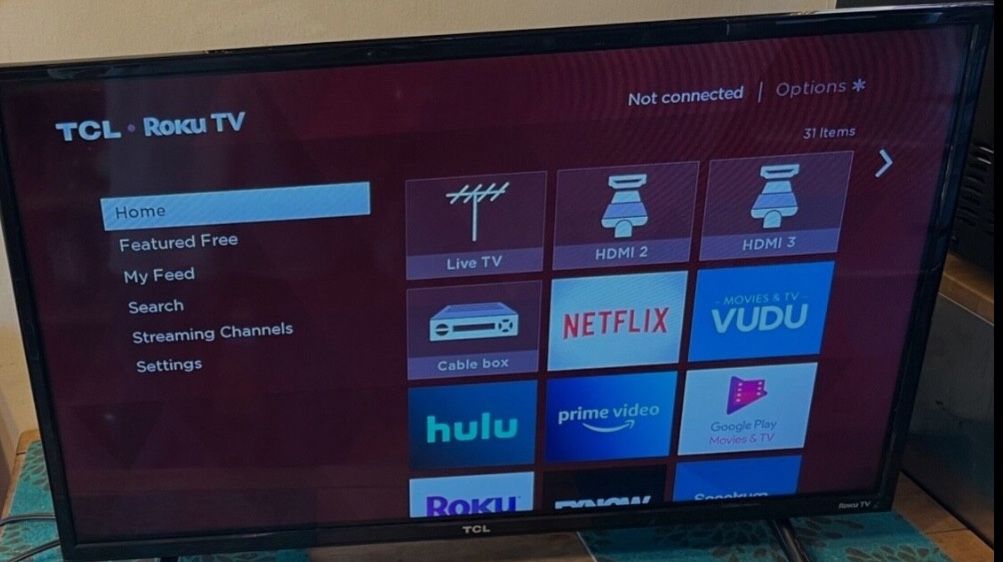 32” Roku Tv, Negotiable, Want It Gone