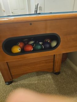 Pool Table And Accessories 