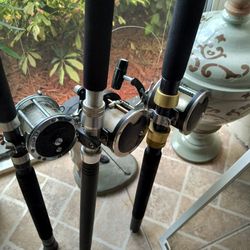 2 PENN FISHING  POLES & REELS!
