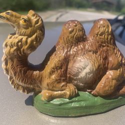 Vintage Ceramic Old Camel Figurine 