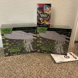 Pokemon Perfect Order Elite Trainer Box ETB & Booster