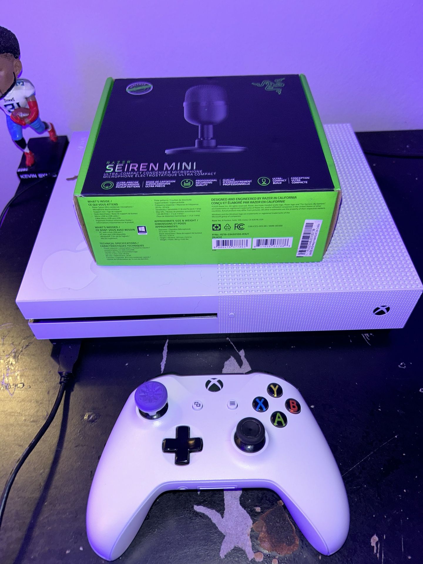 Xbox One S With Mic And Monitor 