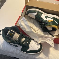 Jordan 1 Mid Sonics (2021) – Men’s Size 10.5