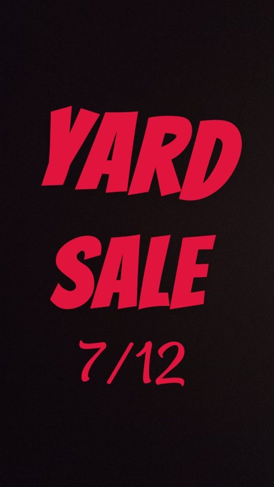 2 House Moving Yard Sale