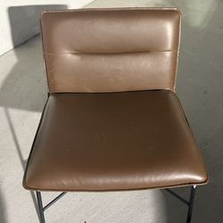 Nice (faux) Brown Leather Chair 