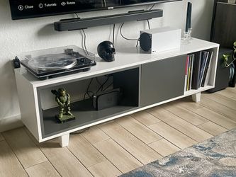White/Grey TV Stand - New