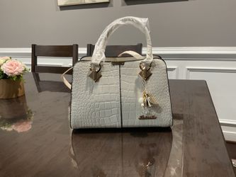 Kaxinlin Croc embossed white handbag - Available in multiple colors