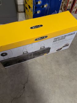 Triple Slow Cooker and Server