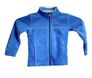 *EUC* COLUMBIA Toddler L/S Steens Mt Fleece Jacket - Full Zip - Blue - Size 4T