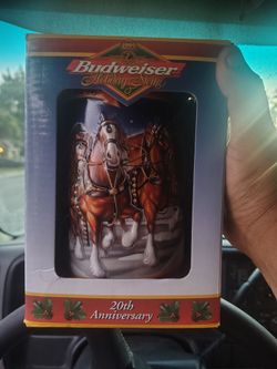 1999 Budweiser holiday Stein series