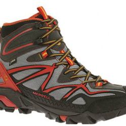 Merrell Capra Mid Sport High Top Hiking Boots Gore Tex Men's Size 11.5  Like New