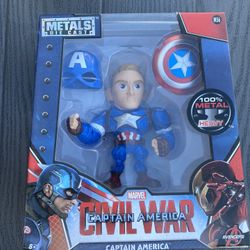 Marvel Captain America Figure Civil War Metals Die Cast 6 Inch Avengers 