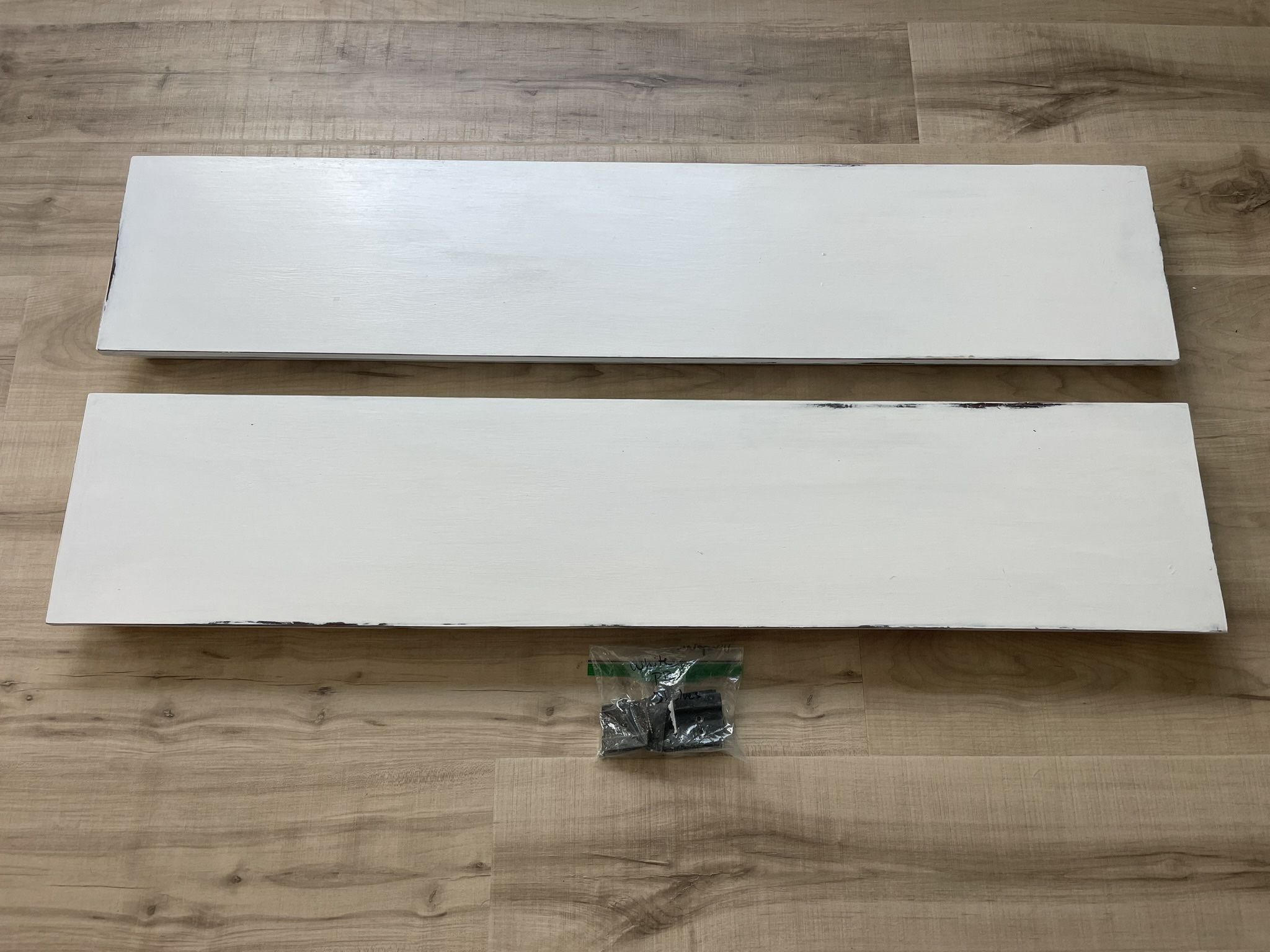 Pottery Barn Potterybarn wood floating shelves