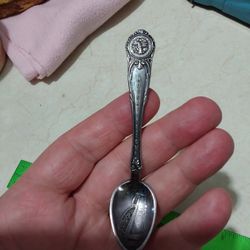 Vintage Sterling Silver Muscatine Iowa Spoon 
