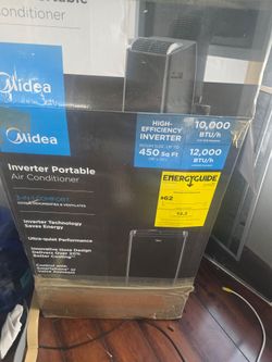 Midea 12,000 BTU Inverter Portable Air Conditioner (Cools 450 Sq Ft)