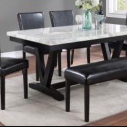 Table And 4 Chairs And Bench On Sale Now Only $699 