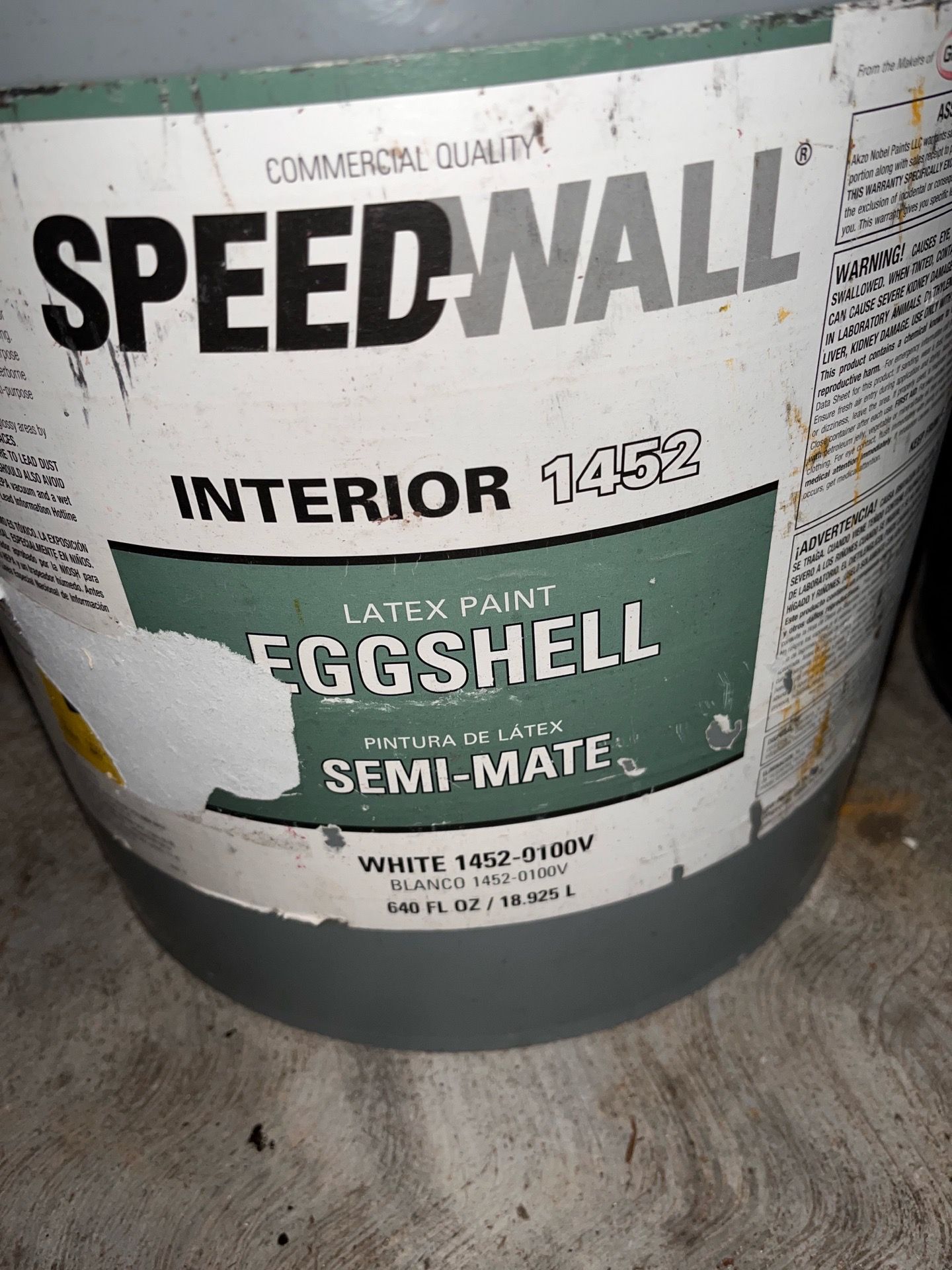 5 Gallons Speed Wall Egg Shell Color-Brown
