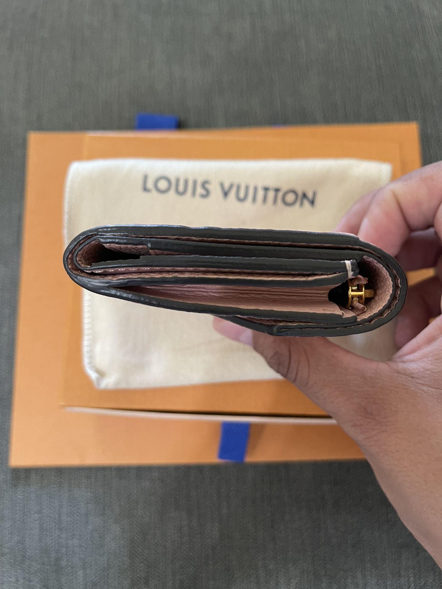 Louis Vuitton Rose Poudre Monogram Empreinte Leather Zoe Wallet Louis  Vuitton | The Luxury Closet