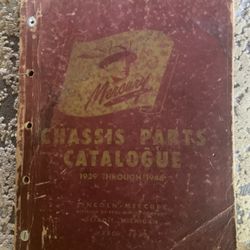 1(contact info removed) MERCURY CHASSIS PARTS CATALOG / PARTS BOOK
