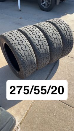 (4)275/55/20 PathFinder All-Terrian