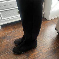 Knee High Boot - Black
