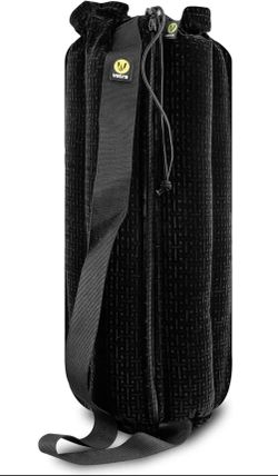 Vatra 27"x8" Large Black Velvet Padded Tube Bag Travel Sling Case Heavy Duty