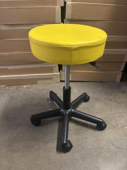 Adjustable Yellow Stools LOT OF 8