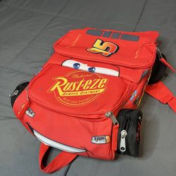 New Lighting Mcqueen Cars Backpack 