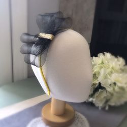 Meshed bows headband