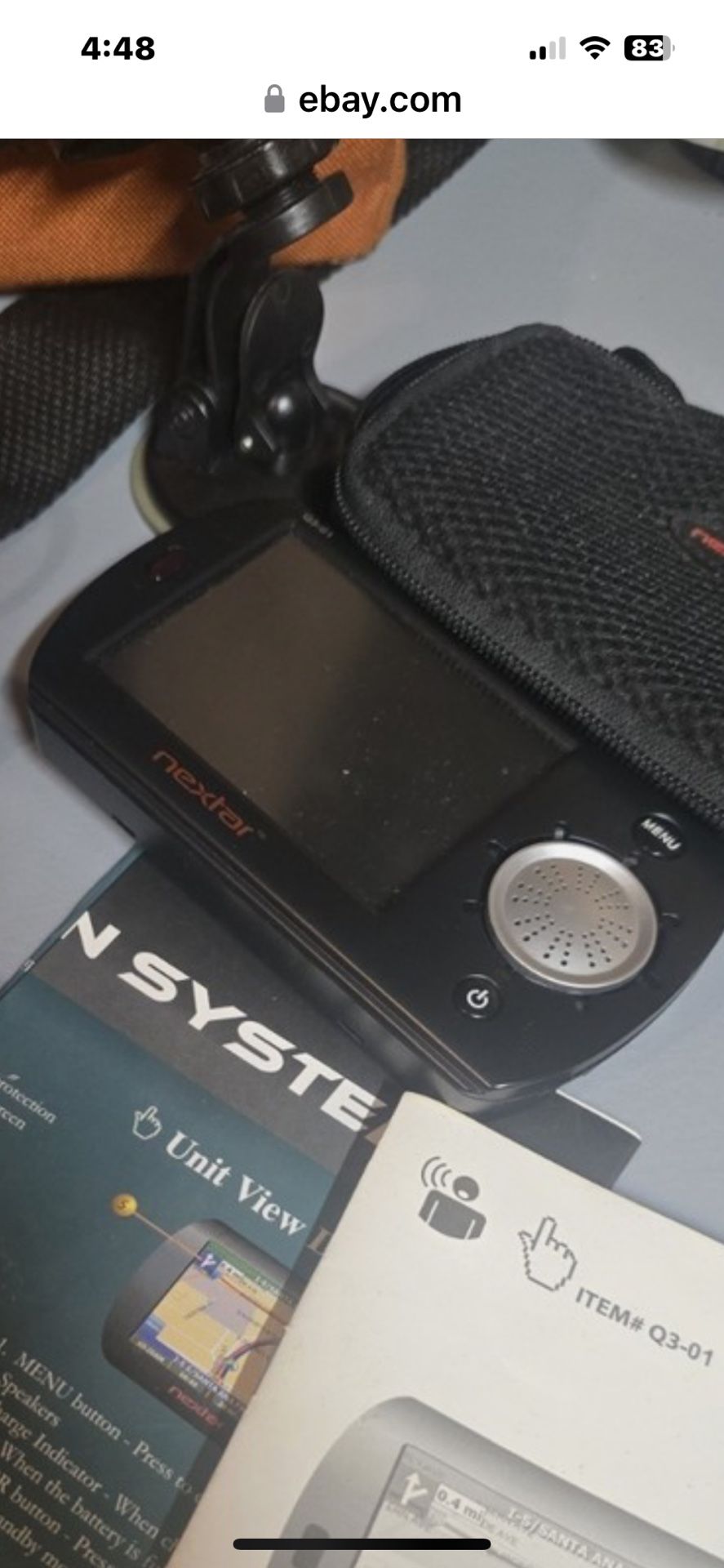 Nextar Q3-01 3" Touch Screen Car GPS Satellite Navigator