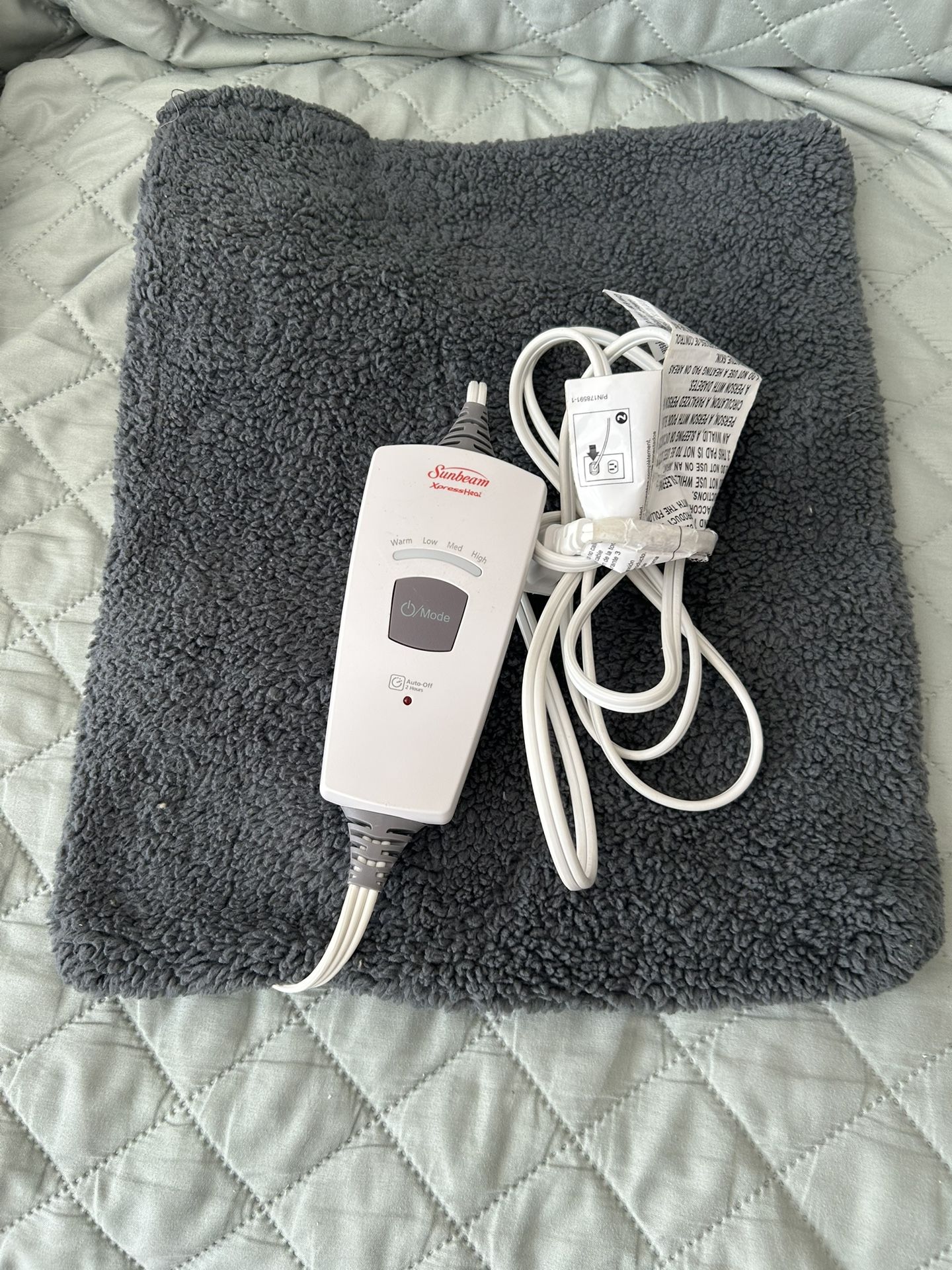 Sunbeam XpressHeat Heating Pad