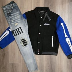 AMIRI jacket + Jeans COMBO