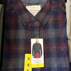 Men Flannel Shirt Size Small