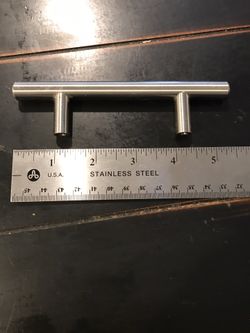16 New Satin Nickel Drawer Pulls - 3” On Center