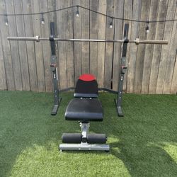 Half Rack Home Gym Setup  