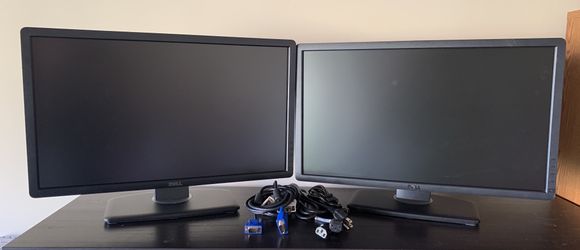 Matched pair of Dell Monitor P2312Ht 23" Display
