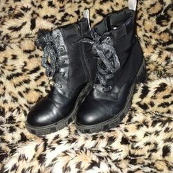 DKNY Haley combat boots