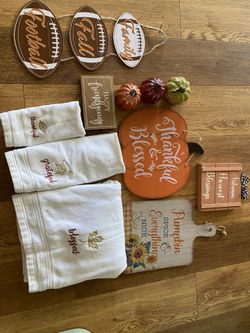 Fall/ Thanksgiving Restroom Decoration