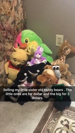 Old teddy bears for sale