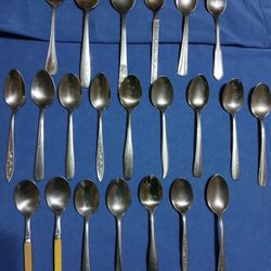 MISCELLANEOUS SILVERWARE,  42 PIECES 